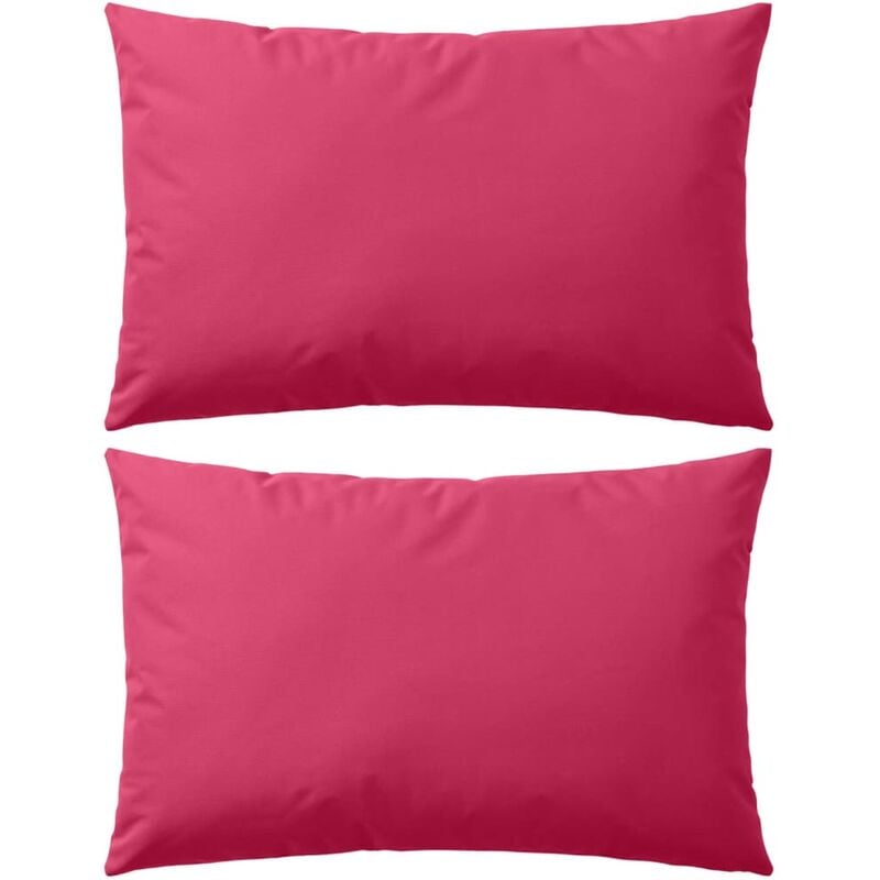 

Cojines para exteriores 60x40 cm rosa 2 unidades - Rosa