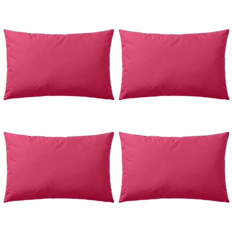 

Cojines para exteriores 60x40 cm rosa 4 unidades - Rosa