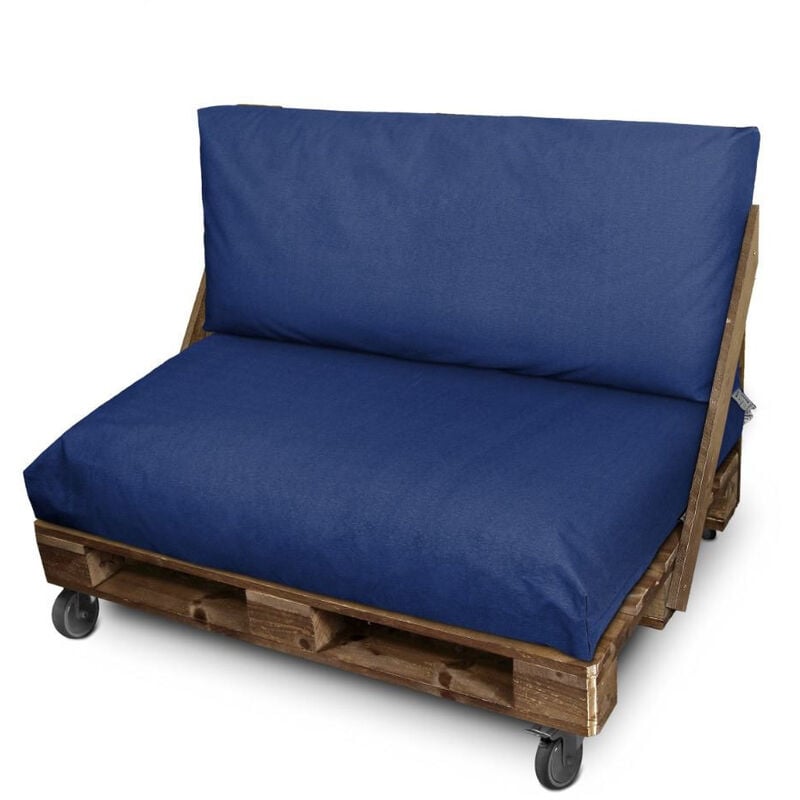 

Cojines para palets 80x80x20 Azul Mate Happers