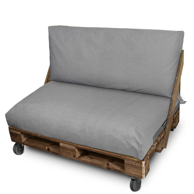 

Cojines para palets 120x43x25 Gris Claro Mate Happers
