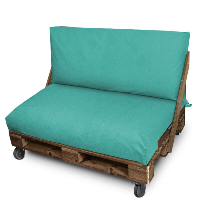 

Cojines para palets 120x60x20 Turquesa Mate - Happers