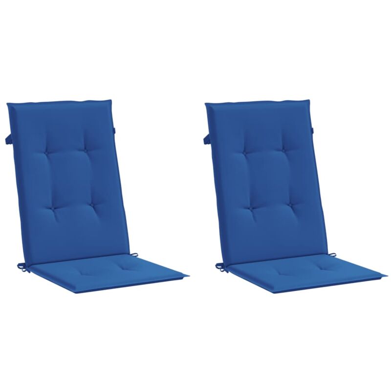 

Cojines para sillas de jardín 2 uds azul klein 120x50x4 cm - Azul - Vidaxl