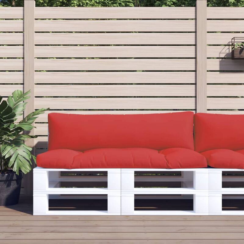 

Cojines para sofá de palets 2 piezas rojo - Rojo