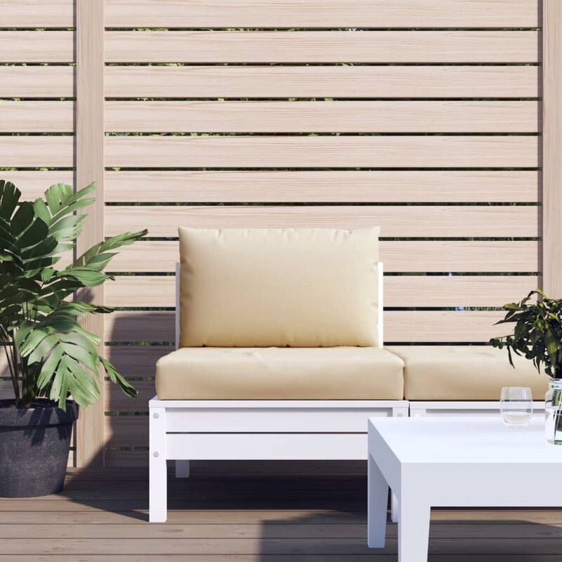 

Cojines para sofá de palets 2 piezas tela beige - Beige