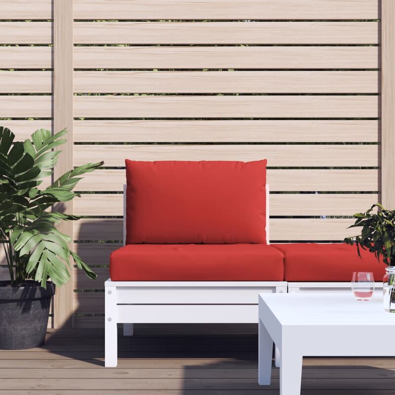 

Cojines para sofá de palés 2 unidades tela rojo - Rojo