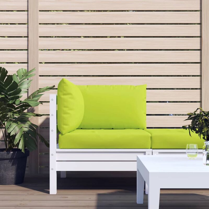 

Cojines para sofá de palés 3 unidades tela verde brillante - Verde