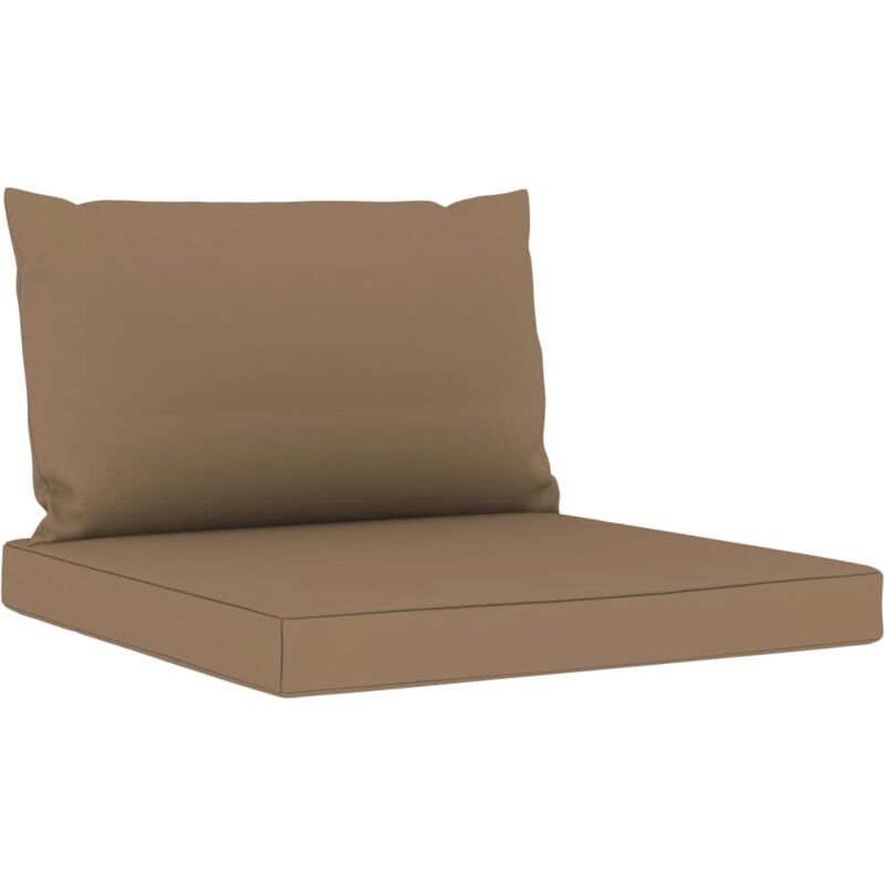 

Cojines para sofá de palés 2 piezas tela gris taupe - Gris Topo - Vidaxl