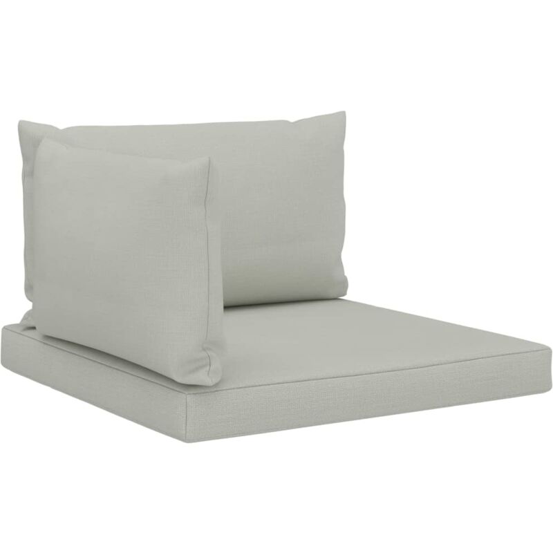 

vidaXL Cojines para sofá de palés 3 piezas tela beige - Beige