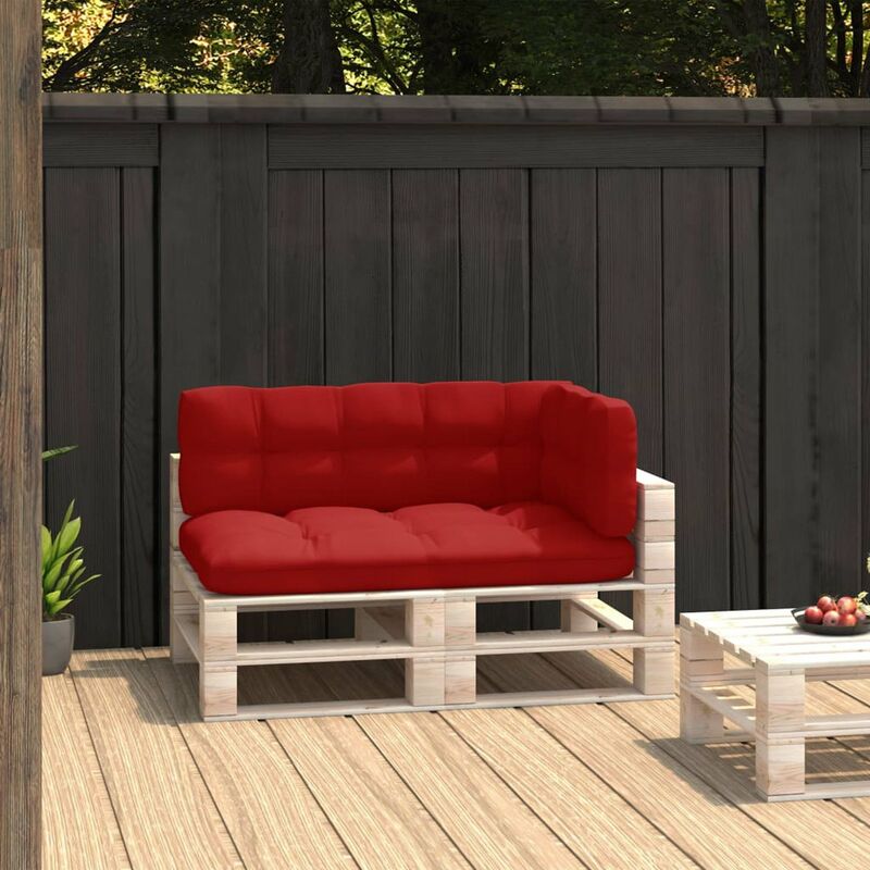 

Cojines para sofa de pales 3 unidades rojo
