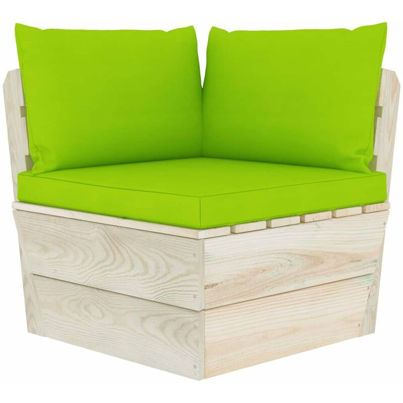 

Cojines para sofa de pales 3 unidades tela verde brillante
