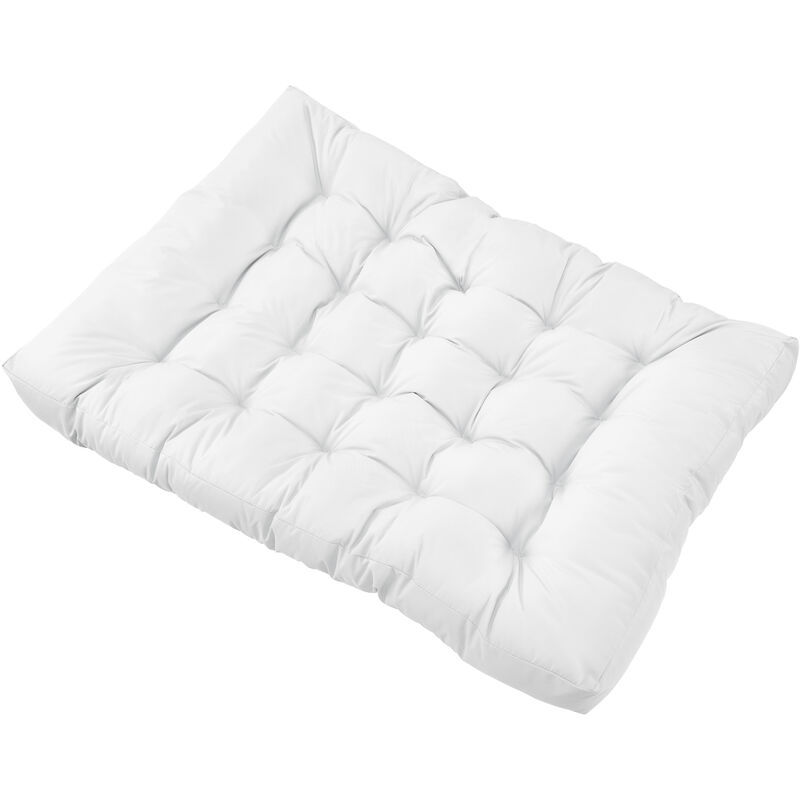 

Cojines para Sofá de Palés 'europalés' - Set - 4 Cojines de asiento - 6 Cojines de respaldo - Muebles DIY - Ideal para salón - Sala de estar - Blanco