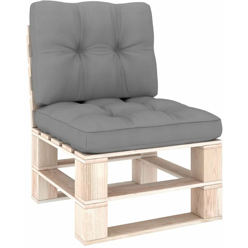 

Cojines para sofa de palets 2 piezas gris