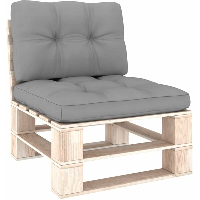 

Cojines para sofa de palets 2 piezas gris