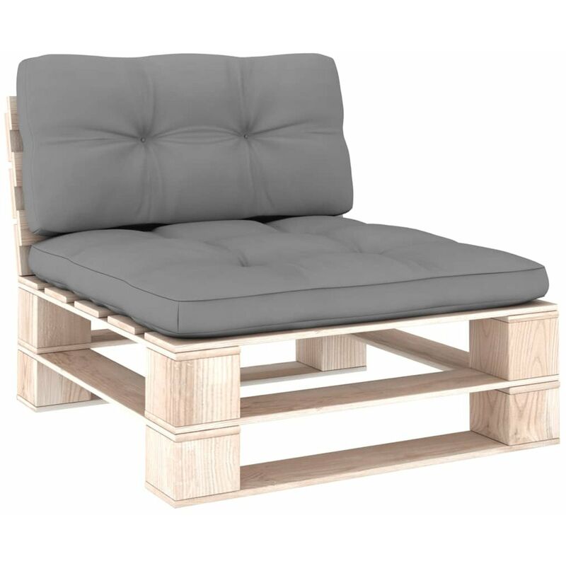 

Cojines para sofa de palets 2 piezas gris