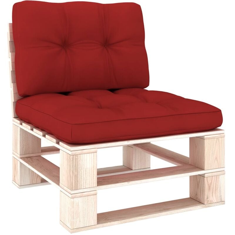 

Cojines para sofá de palets 2 piezas rojo