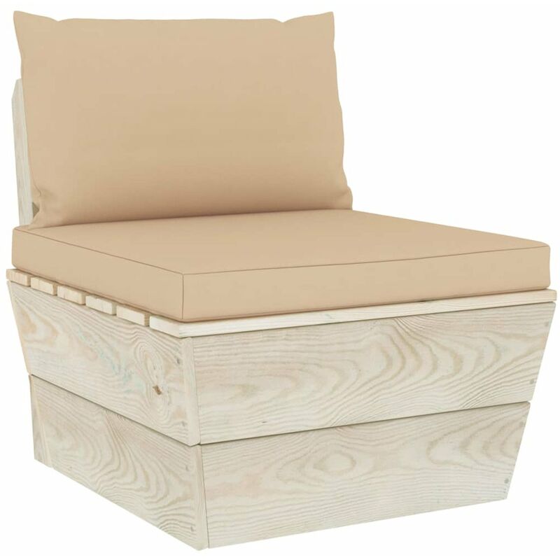 

Cojines para sofa de palets 2 piezas tela beige