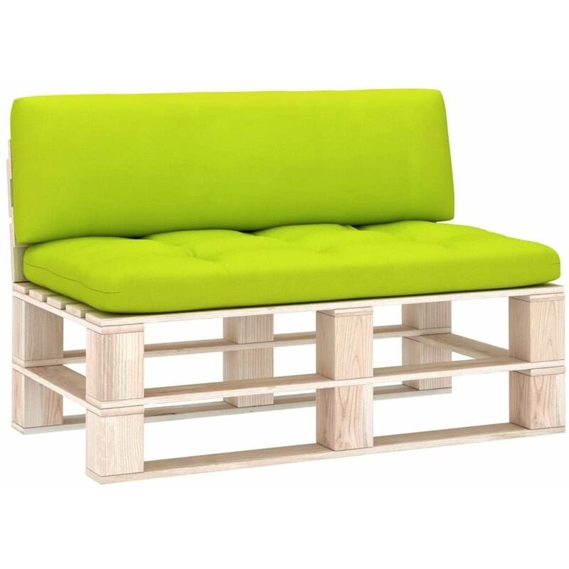 

Happyshopping - Cojines para sofa de palets 2 piezas verde brillante