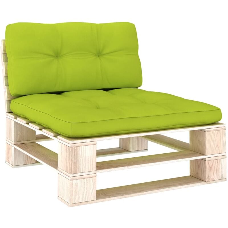 

Cojines para sofá de palets 2 piezas verde brillante