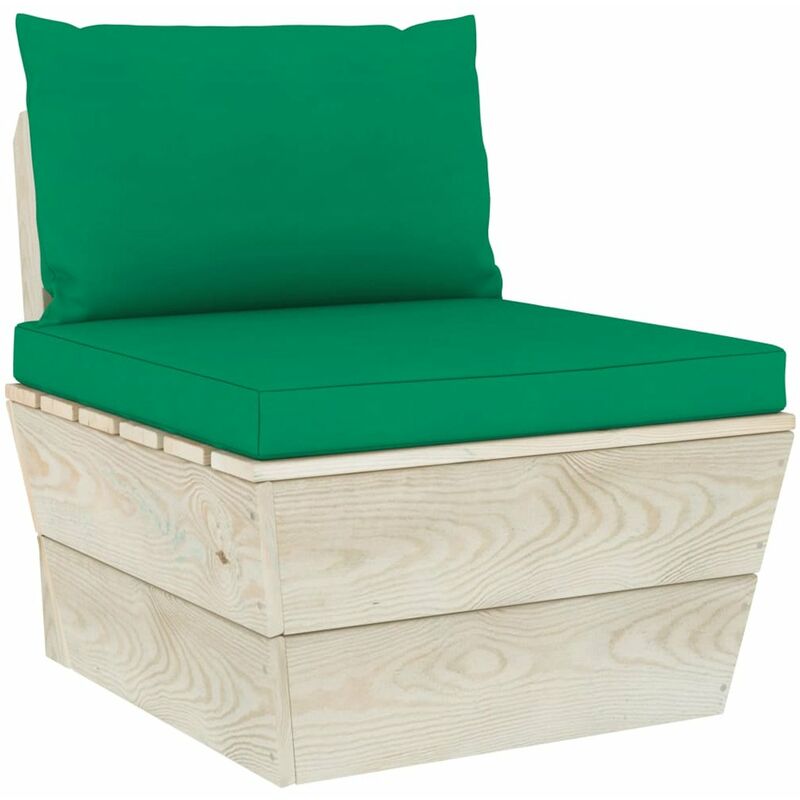 

Cojines para sofa de palets 2 unidades tela verde