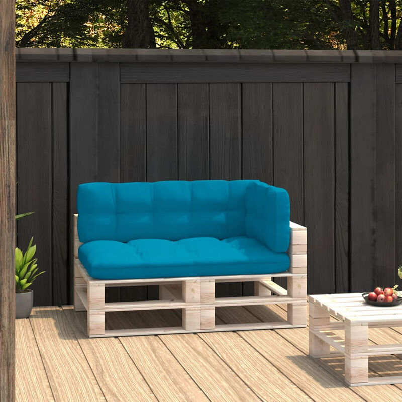 

Cojines para sofa de palets 3 piezas azul
