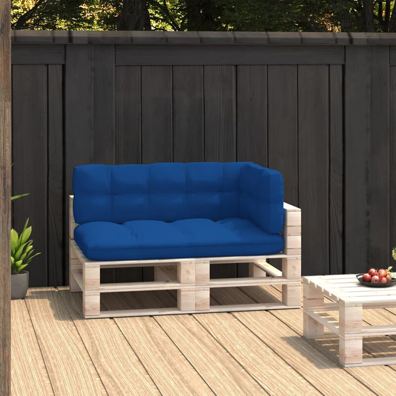 

Cojines para sofa de palets 3 piezas azul regio