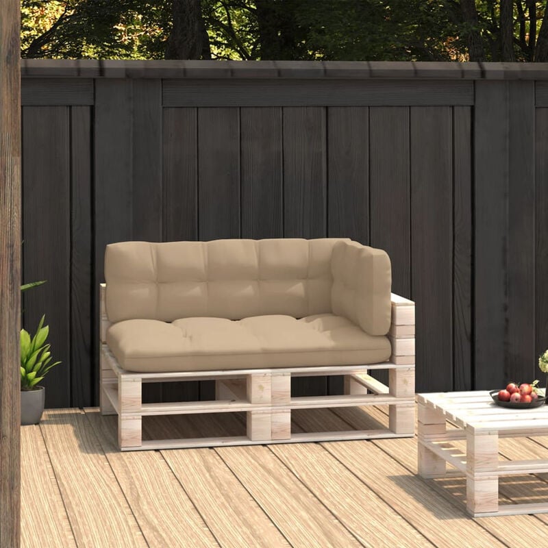 

Cojines para sofa de palets 3 piezas beige