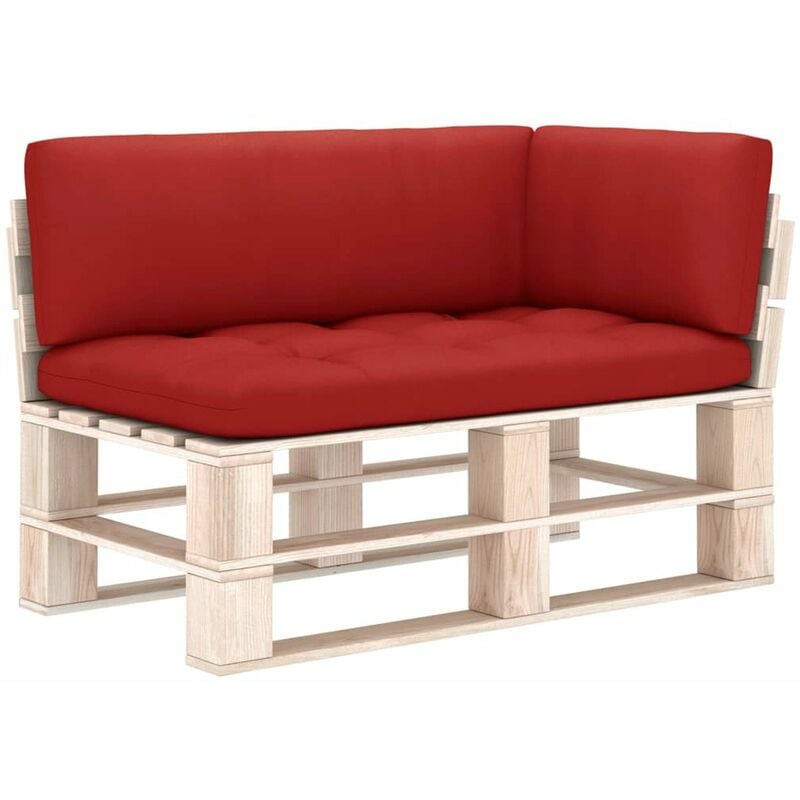 

Cojines para sofa de palets 3 piezas rojo