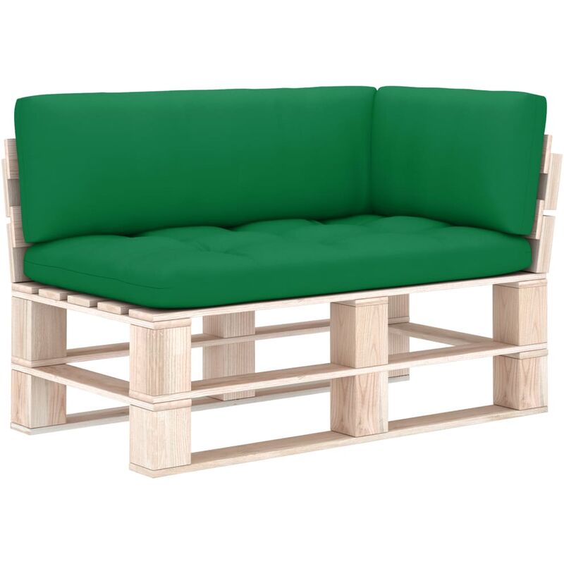 

Cojines para sofá de palets 3 piezas verde