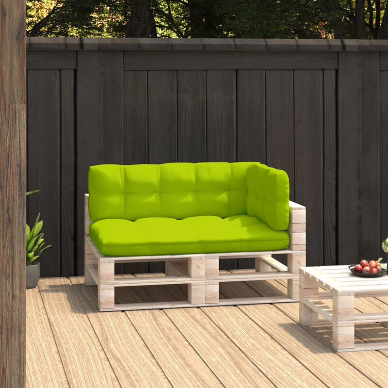 

Cojines para sofa de palets 3 piezas verde brillante