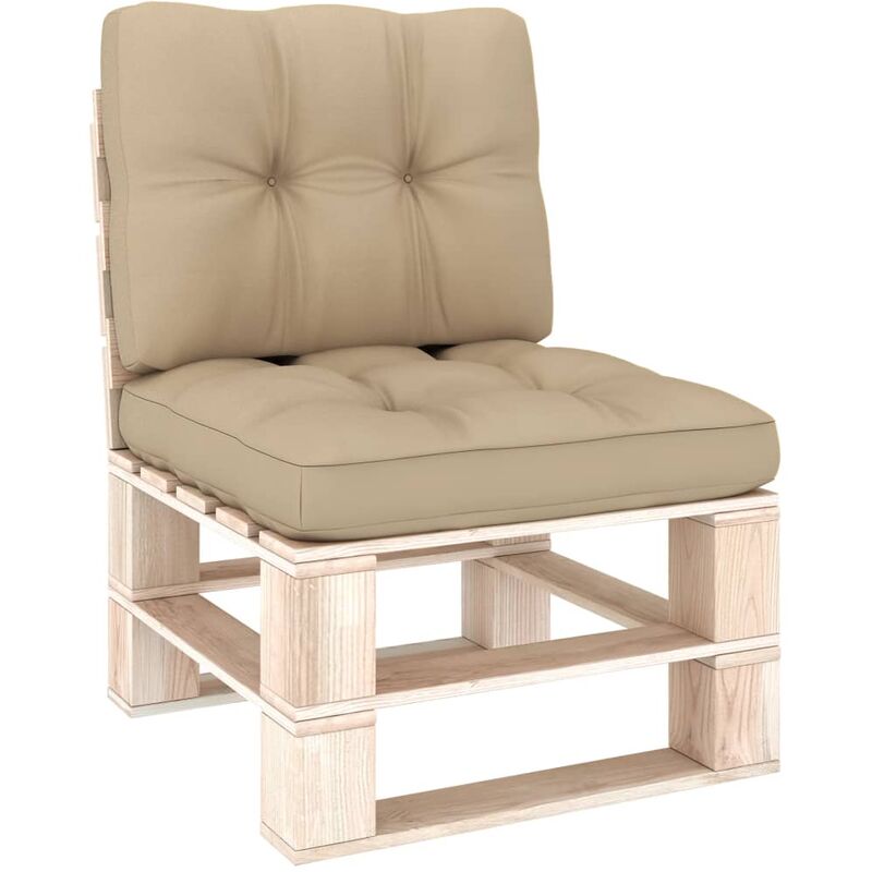 

Cojines para sofás de palets 2 piezas beige
