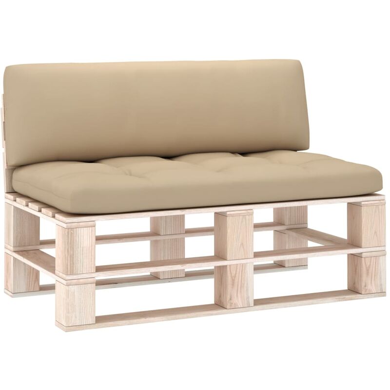 

Cojines para sofás de palets 2 piezas beige