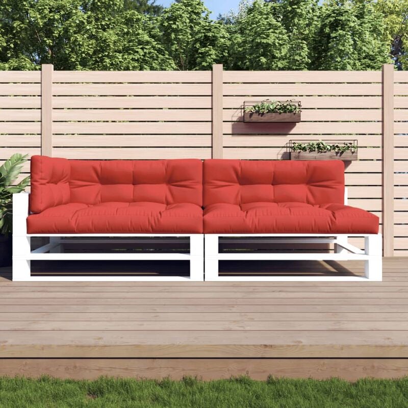 

Cojines para sofás de palets 5 piezas rojo - Rojo