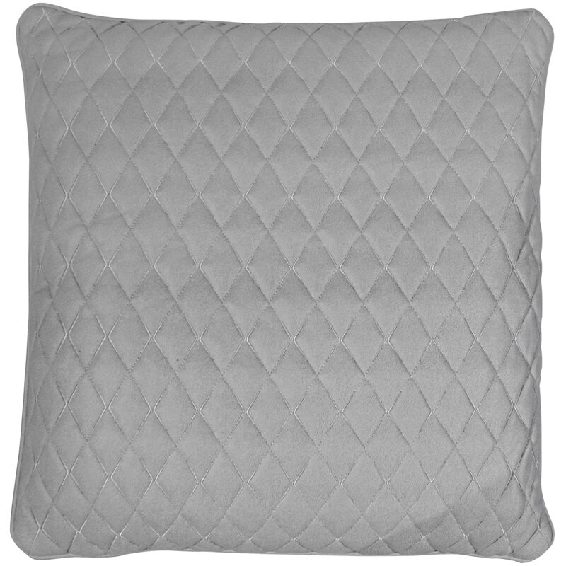 

kuateh - Cojín con Relleno Cuadros Gris Vik Kuatéh 60x60 cm