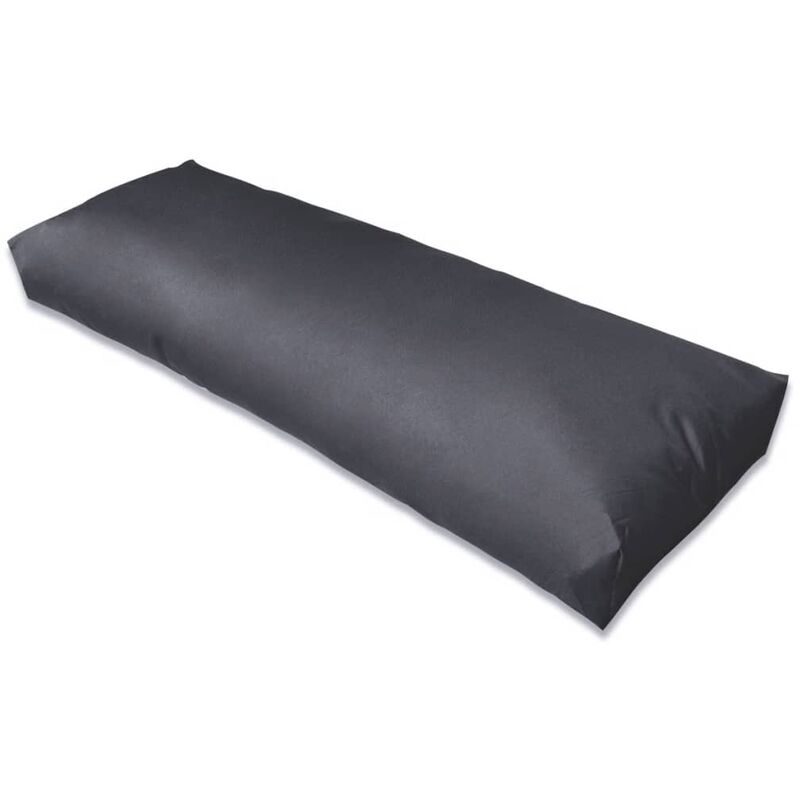 

Cojín de respaldo tapizado gris 120x40x10 cm - Gris