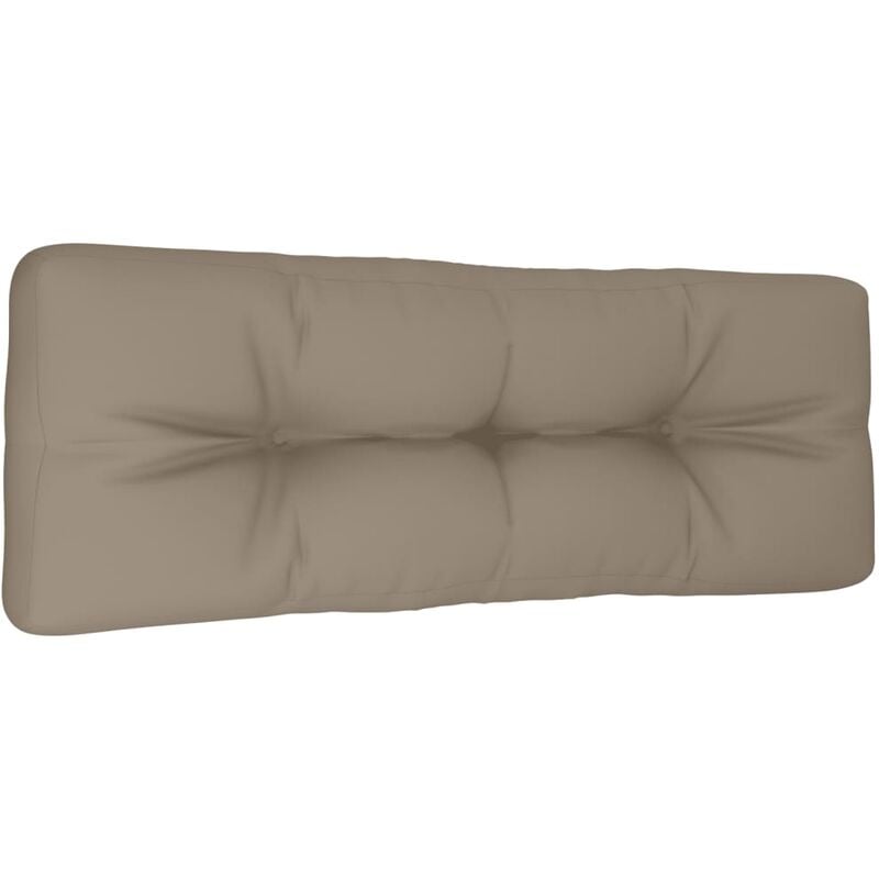 

Cojín de sofá de jardín tela gris taupe 120x40x12 cm - Gris Topo