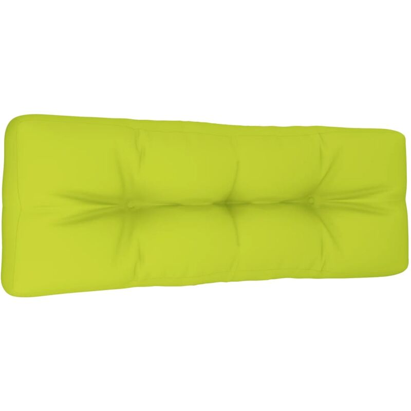 

Cojín de sofá de jardín tela verde brillante 120x40x12 cm - Verde
