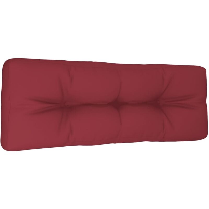 

Cojín de sofá de jardín tela vino rojo 120x40x12 cm - Rojo