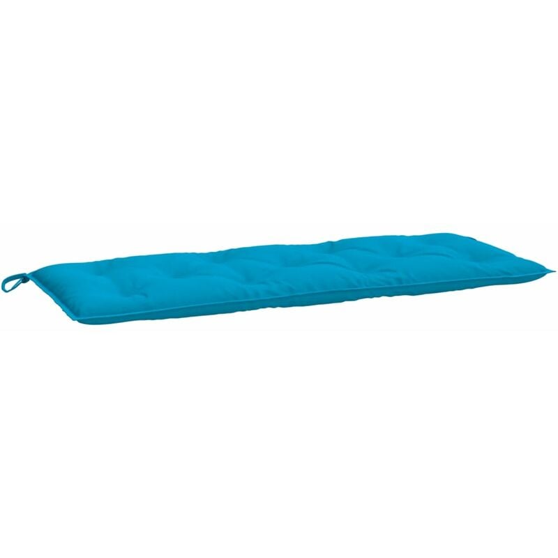 

Cojín para banco de jardín tela azul claro 120x50x7 cm - Azul