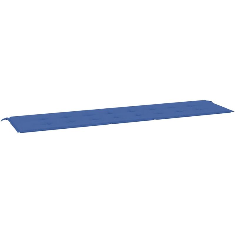 

Cojín para banco de jardín tela azul royal 200x50x4 cm - Azul