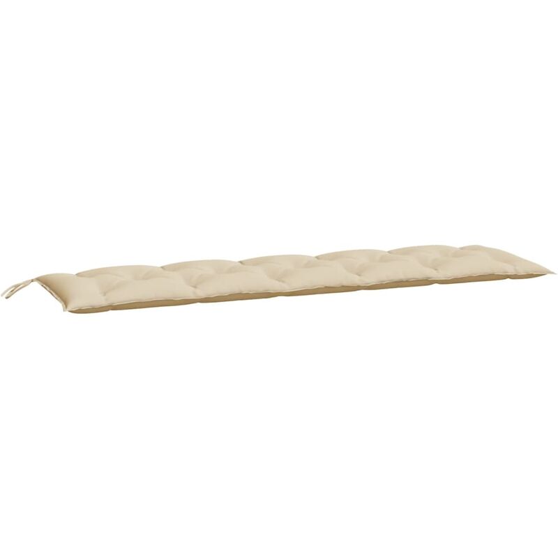 

Cojín para banco de jardín tela beige 180x50x7 cm - Beige