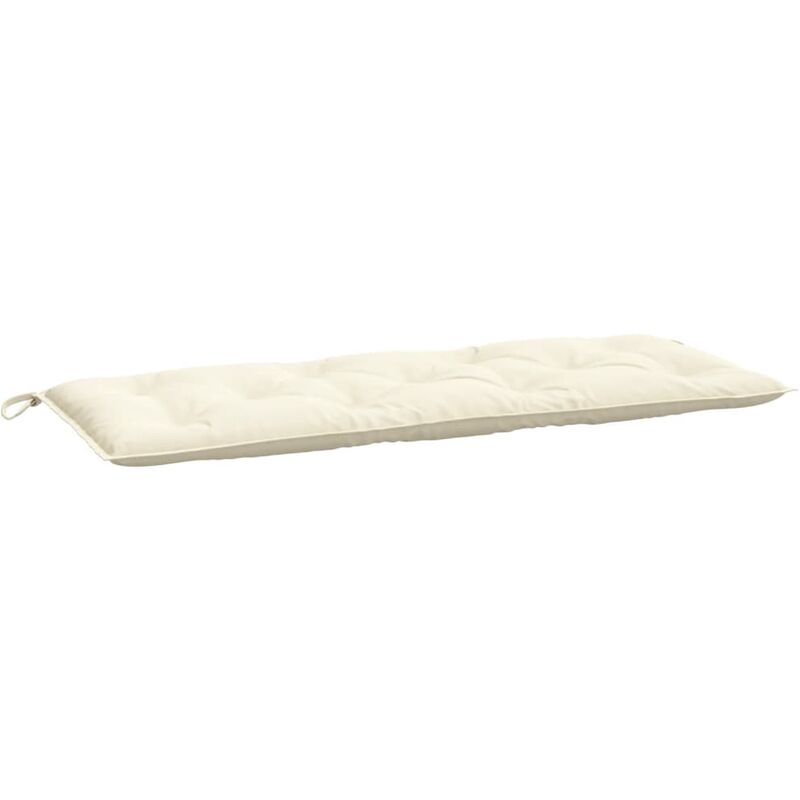 

Cojín para banco de jardín tela blanco crema 120x50x7 cm - Crema