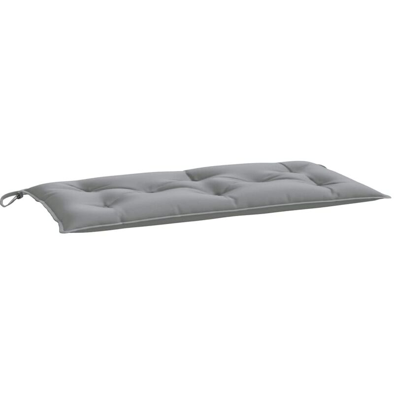 

Cojín para banco de jardín tela gris 100x50x7 cm - Gris