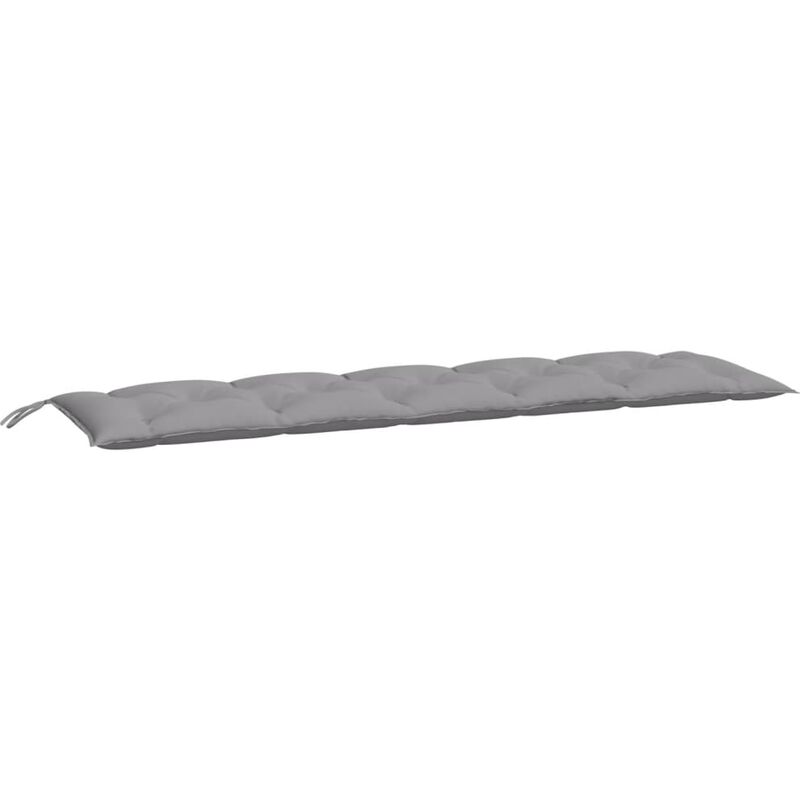 

Cojín para banco de jardín tela gris 180x50x7 cm - Gris