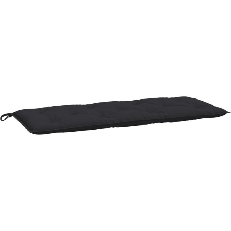 

Cojín para banco de jardín tela negro 120x50x7 cm - Negro