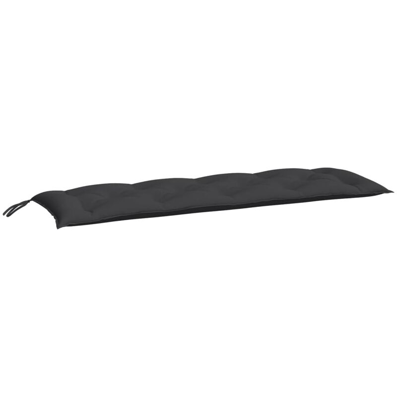 

Cojín para banco de jardín tela negro 150x50x7 cm - Negro