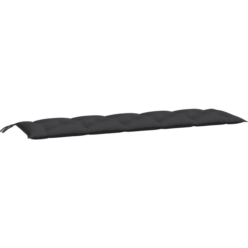

Cojín para banco de jardín tela negro 180x50x7 cm - Negro