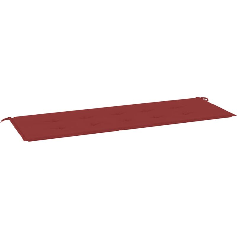 

Cojín para banco de jardín tela rojo tinto 150x50x4 cm - Rojo