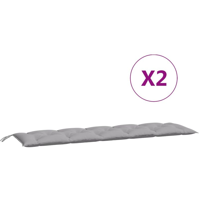 

Cojín para columpio balancín de tela gris 180 cm