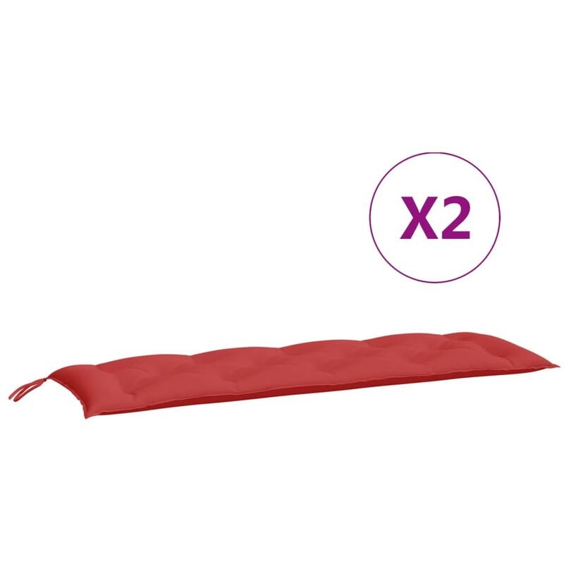 

Cojín para columpio balancín de tela rojo 150 cm - Rojo