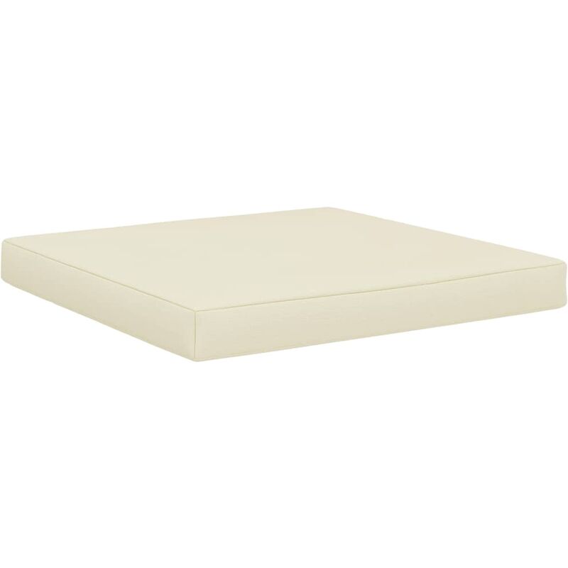 

Cojín para muebles de palés tela color crema 60x61,5x6 cm - Crema